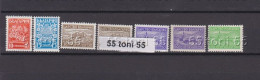 1940/41  Regularly Stamps Mi.407x-411x +409z+410y 7v.- MNH Bulgaria /Bulgarie - Neufs