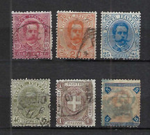 ITALIE Ca.1889-91: Lot D' Obl., Forte Cote - Used