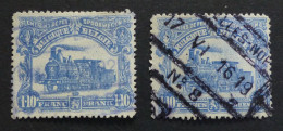 Belgien EP 72  Mit Vergleichsmarke Gestempelt 1915 Eisenbahnpaketmarke  #6399 - Oblitérés