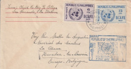 Philippines Lettre Pour La Belgique 1947 - Filippine