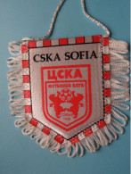 CSKA SOFIA > FANION De FOOTBALL / VOETBAL (Pennant) WIMPEL (Drapeau) ( See Scan ) +/- 10 X 8 Cm.! - Abbigliamento, Souvenirs & Varie