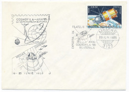 COV 46 - 961 Aviation-Cosmos, Romania - Cover - Used - 1985 - Other (Air)