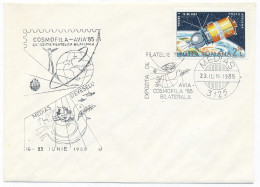 COV 46 - 961 Aviation-Cosmos, Romania - Cover - Used - 1985 - Altri (Aria)