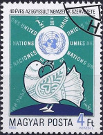 Hungary 1985 - Mi 3787 - YT 3005 ( Dove & 40th Anniversary Of United Nations ) - Oblitérés