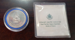Thailand Coin Silver 600 Baht 2006 60th Ann HM Accession Throne Y408 + Certification - Tailandia
