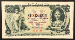 Ceskoslovenska CECOSLOVACCHIA  Czechoslovakia 100 KORUN 1931 Specimen Pick#23 S Lotto 614 - Tsjechië