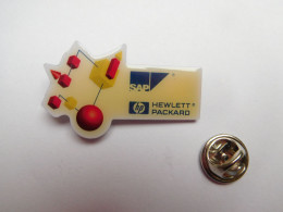 Superbe Pin's , Informatique , HP , Hewlett Packard , SAP - Informatique