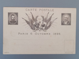 Carte Postale 1896 , PAX - Cartes-lettres