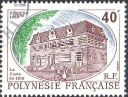 Polynésie Poste Obl Yv:323 Mi:522 La Poste De 1915 (Beau Cachet Rond) - Usati