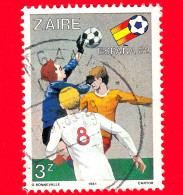 CONGO - ZAIRE - Usato - 1981 - Campionato Del Mondo Di Calcio 'España 82' - 3 - Usati