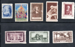 FRANCE -- ERRINOPHILIE -- 9 Vignettes Cinderella Religieux Et Villes De France - Toerisme (Vignetten)