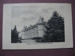 CPA 86 Chateau De La Plaine Par LENCLOITRE Rare Plan ? - Lencloitre