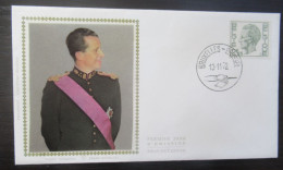 FDC Zijde 1642 'Elström - Koning Boudewijn' - 1971-1980