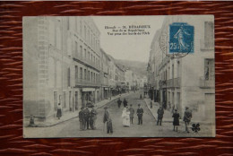 34 - BEDARIEUX : Rue De La Répubique , Vue Prise Des Bords De L'ORB - Bedarieux