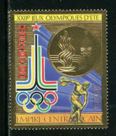 Olympic Games 1980 , Centraal Afrika -  Zegel Postfris - Verano 1980: Moscu