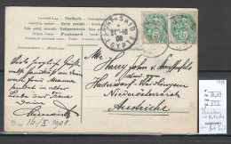 Levant - CP Jerusalem Bureau Français - 1908 Pour L'Autriche - Briefe U. Dokumente