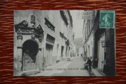 34 - GIGNAC : Grande Rue, Porte Du XIV E Siècle - Gignac