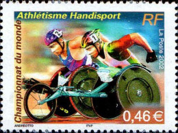 France Poste N** Yv:3495 Mi:3632 Championnat Du Monde Athlétisme Handisport (Thème) - Handisport
