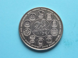 2004 > L'EUROPE DES XXV - 2004 ( Voir / See Scan ) +/- 31 Gr. / 4 Cm. ( Cu/Ni ) - Souvenir-Medaille (elongated Coins)