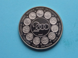 2000 > Essai ( Voir / See Scan ) +/- 31 Gr. / 4 Cm. ( Cu/Ni ) - Elongated Coins