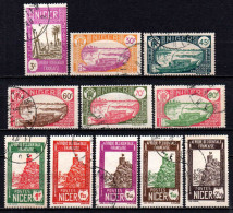 Niger  - 1939 - Tb Antérieurs Nouvelles Valeurs- N° 74 à 85 Sauf 84   - Oblit - Used - Gebruikt