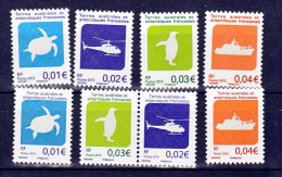 TAAF 742/745, 784/787  Neuf ** MNH Sin Charmela Cote 16 - Unused Stamps