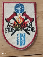 NATO SFOR BOSNİA Army Military Austria Firebrigade Patch Emblem - Bomberos