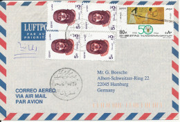 Egypt Air Mail Cover Sent To Germany - Airmail