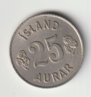 ICELAND 1959: 25 Aurar, KM 11 - Islande