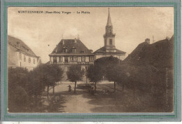 CPA- WINTZENHEIM (68) - Aspect Du Quartier De La Mairie En 1925 - Wintzenheim