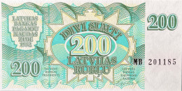 Latvia 200 Rublis, P-41 (1992) - UNC - Latvia