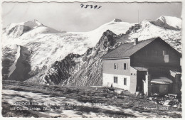 E4564) TUXERJOCH HAUS Gegen Gefrorene Wand 3290m Und Olperer 3480m  Zillertal Tirol S/W FOTO AK - Zillertal