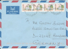 Tanzania Air Mail Cover Sent To Germany 27-10-2000 FLOWERS - Tanzanie (1964-...)