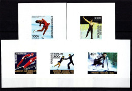 Olympic Games 1976 , Centraal Afrika  -  Zegels Deluxe Postfris - Inverno1976: Innsbruck