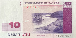 Latvia 10 Latu, P-50 (2000) - UNC - Lettonia