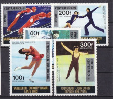 Olympic Games 1976 , Centraal Afrika  -  Zegels  Postfris - Hiver 1976: Innsbruck