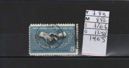 PRIX FIXE Obl  783 YT 882 MIC 1266 SCO 1248 GIB 20° Anniversaire Des Nations Unies 1965 58A/11 - Gebruikt