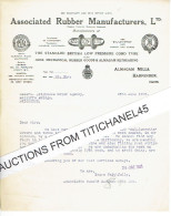 1925 HARPENDER - Letter From ASSOCIATED RUBBER MANUFATURERS Ltd - Manufaturers Of "Bal-lon-ette" - Royaume-Uni