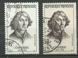 France N° 1132  Nicolas  Copernic   Gris Oblitéré B/TB Timbre Type Sur Les Scans Pour Comparer Soldé ! ! ! - Astronomie