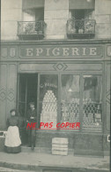 21 DIJON - EPICERIE BERTON - 53 RUE DE MONGE - 1911 - CPA PHOTO - TOP RARE - Dijon