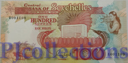 SEYCHELLES 100 RUPEES 1989 PICK 35 UNC LOW SERIAL NUMBER "A001109" - Seychelles