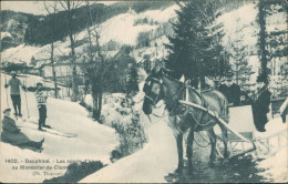 38 MONESTIER DE CLERMONT - LES SPORTS DHIVER (à Ski Ou En Traineau) - Autres & Non Classés