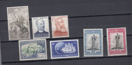 Congo Belge Ocb Nr:  274 - 276  + 296 - 299 * MH  (zie  Scan) - Unused Stamps