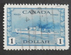 CANADA YT 218 OBLITÉRÉ "DESTROYER IROQUOIS" ANNÉES 1943/1948 - Used Stamps