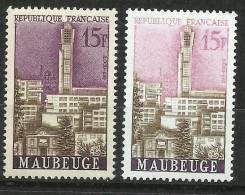 N° 1153  Villes Reconstruites Maubeuge Rose Et Brun Neuf ( * ) B/TB Timbre Type Sur Les Scans Pour Comparer Soldé ! ! ! - Unused Stamps