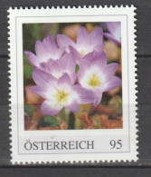 Österreich Personalisierte BM Blumen Herbstzeitlose ** Postfrisch - Personalisierte Briefmarken