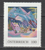 Österreich Personalisierte BM Kunst Ernst Ludwig Kirchner Davos Im Winter ** Postfrisch - Persoonlijke Postzegels