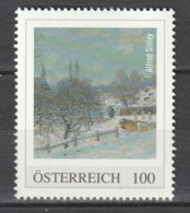 Österreich Personalisierte BM Kunst Alfred Sisley Straße In Louveciennes ** Postfrisch - Personalisierte Briefmarken