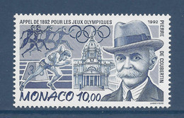 Monaco - YT N° 1853 ** - Neuf Sans Charnière - 1992 - Neufs