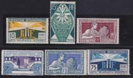 France  .  Y&T   .   210/215     .     *      .     Neuf Avec Gomme - Unused Stamps